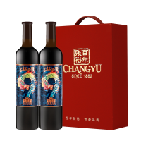 张裕官方授权第九代特选级解百纳干红葡萄酒14度昌裕兴隆双支礼盒