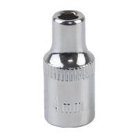 立伟铁牛1/4六角短套筒4mm/个