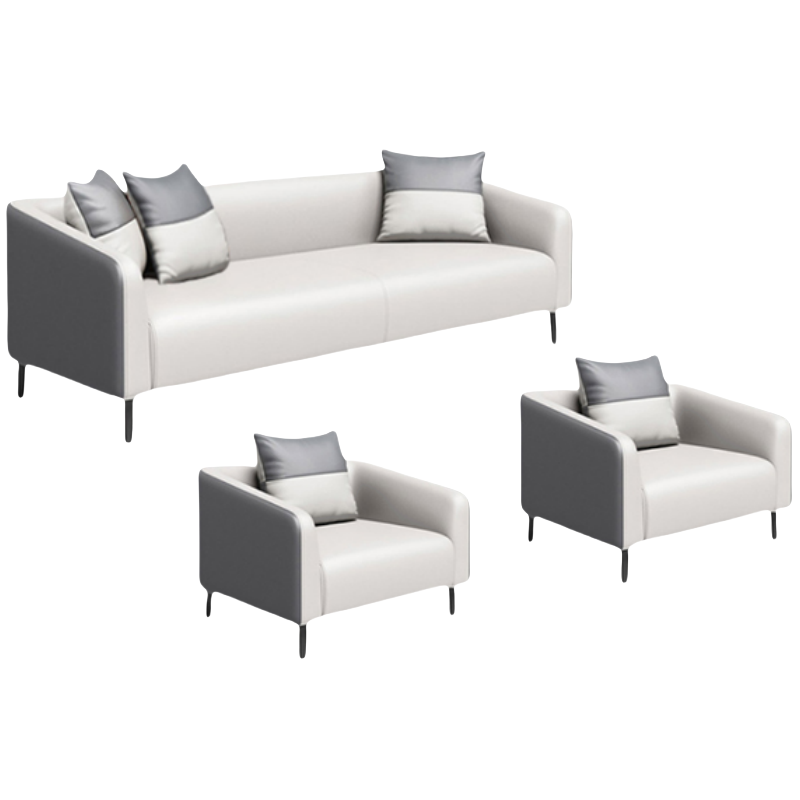 豫龙都办公沙发1+1+3套