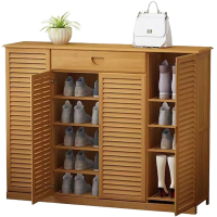 筑亮 鞋柜 130*34*100cm五层带抽 台