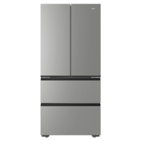 海尔(Haier)法式四开门冰箱500L容量 一级双变频 594mm超薄机身 BCD-500WGHFDEDH9U1