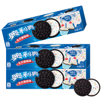 奥利奥生日蛋糕味夹心饼干97g*3盒 零食独立小包装下午茶早餐儿童