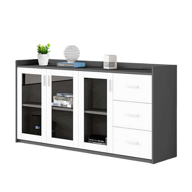 铭思达矮柜三门三抽台