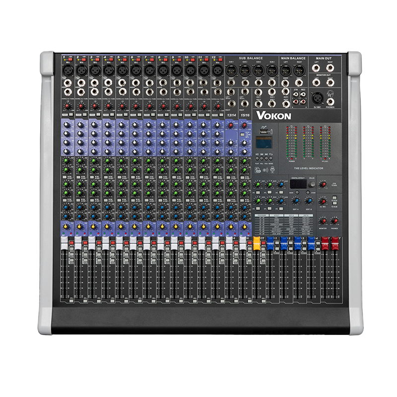 VOKON沃云 VM-T1604 调音台[16路输入4编组输出]