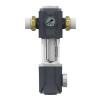 意黛斯 前置过滤器 6吨/小时大流量 316不锈钢滤网40微米精细过滤反冲洗清洗压力表监控全屋家用净水YDS-TQZ-1