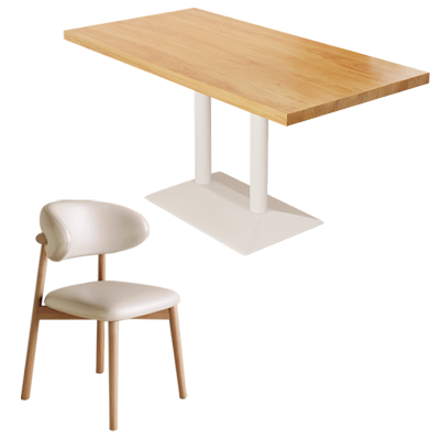 彭梵食堂餐桌椅组合1400*800*750mm套