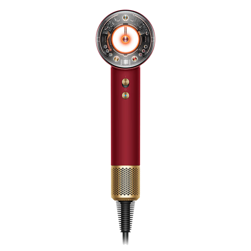 戴森(DYSON)HD16 智能吹风机 Supersonic 电吹风 负离子 速干护发 礼物推荐 HD16鎏金红丝绒色