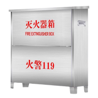 伟樽不锈钢灭火器箱60*20*59cm(5kg*4)个
