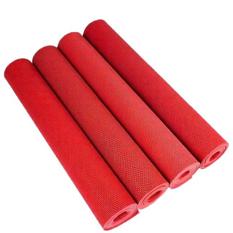 温馨 镂空地垫 红色4mm*1.2m宽 米