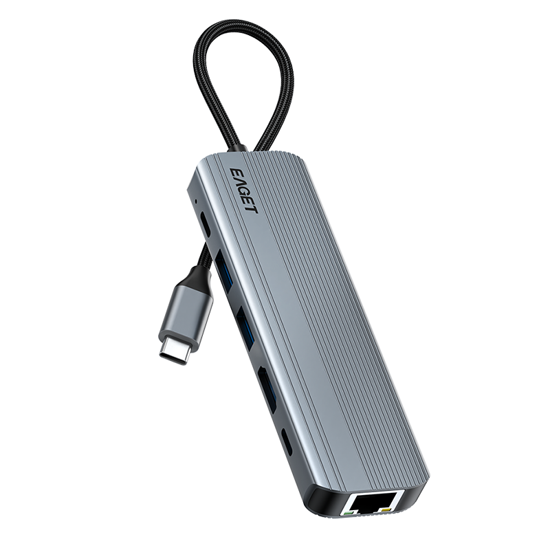 忆捷(Eaget) HU6N01 Type-C六合一扩展坞