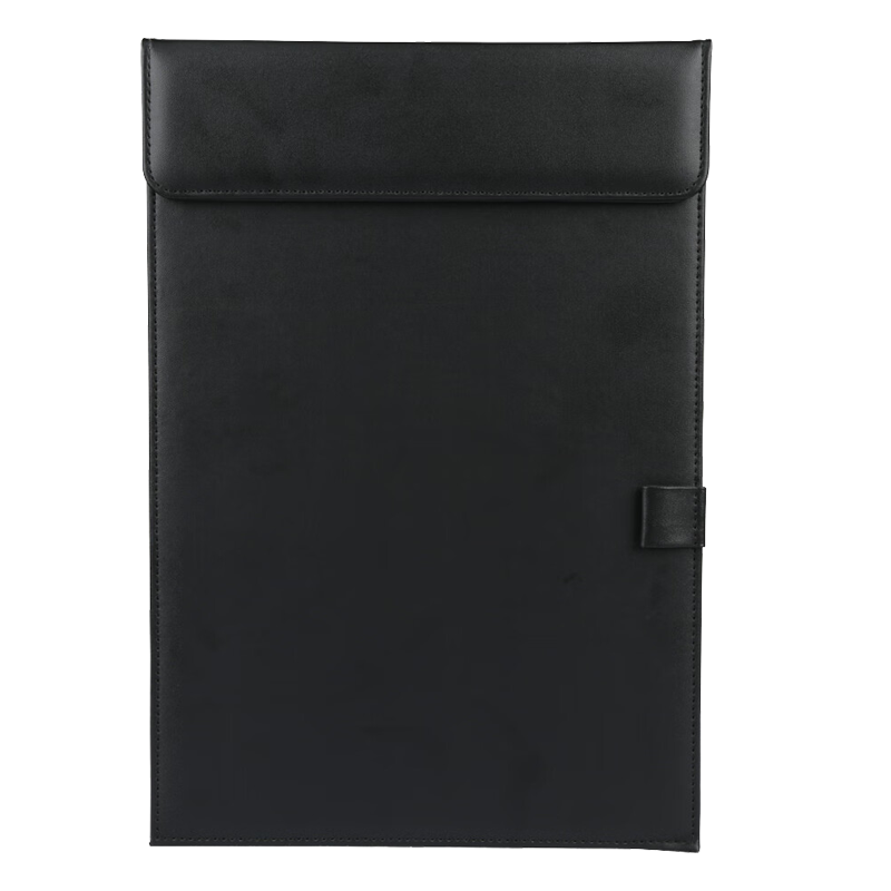 会议垫板夹带笔插A4 黑色单位:1个