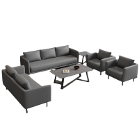 芙首泰办公组合沙发1800*700*752mm(1+1+2+3+茶几+边几)套