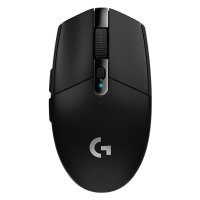 罗技Logitech G304电竞游戏无线鼠标USB接收台式机笔记本电脑通用赛博朋克绝地求生神器吃鸡宏APEX 黑色