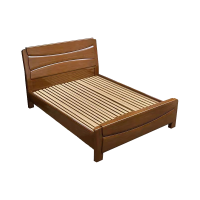 博林创 实木床 306# 1.2米床 胡桃色 张