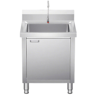 悦兴诚不锈钢水池柜60*60*80cm台