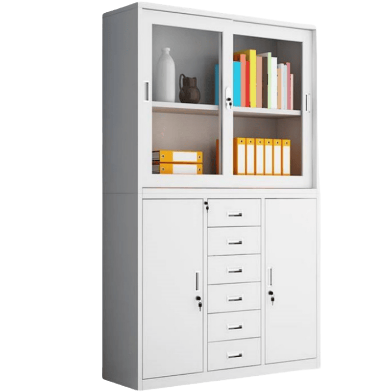 亿洛莱 宽中六斗文件柜 1180*390*1800mm 台