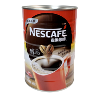 NESCAFE雀巢醇品速溶咖啡铁罐装500g双豆分离烘焙