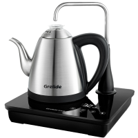 格来德(Grelide) 烧水壶自动上水电热水壶茶台快速烧水壶316L不锈钢0.8小容量电水壶多段调温-108ET