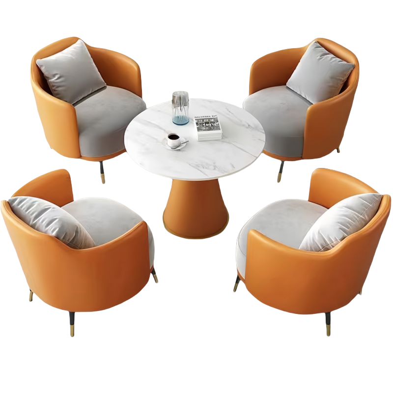 豫龙都会客沙发一桌四椅套