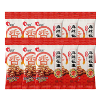 洽洽香花生鲜香麻辣口感酥脆小吃炒货休闲零食麻辣味110g*10袋