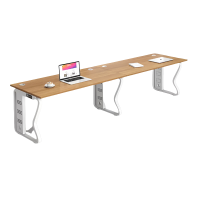 盛铁达 并排两人位办公桌2400*600*1100mm STD-XXTJ02 张