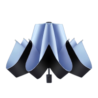 荣百汇 手动UV雨伞晴雨两用女太阳伞防晒遮阳伞大号双人折叠伞男加固骨架 把