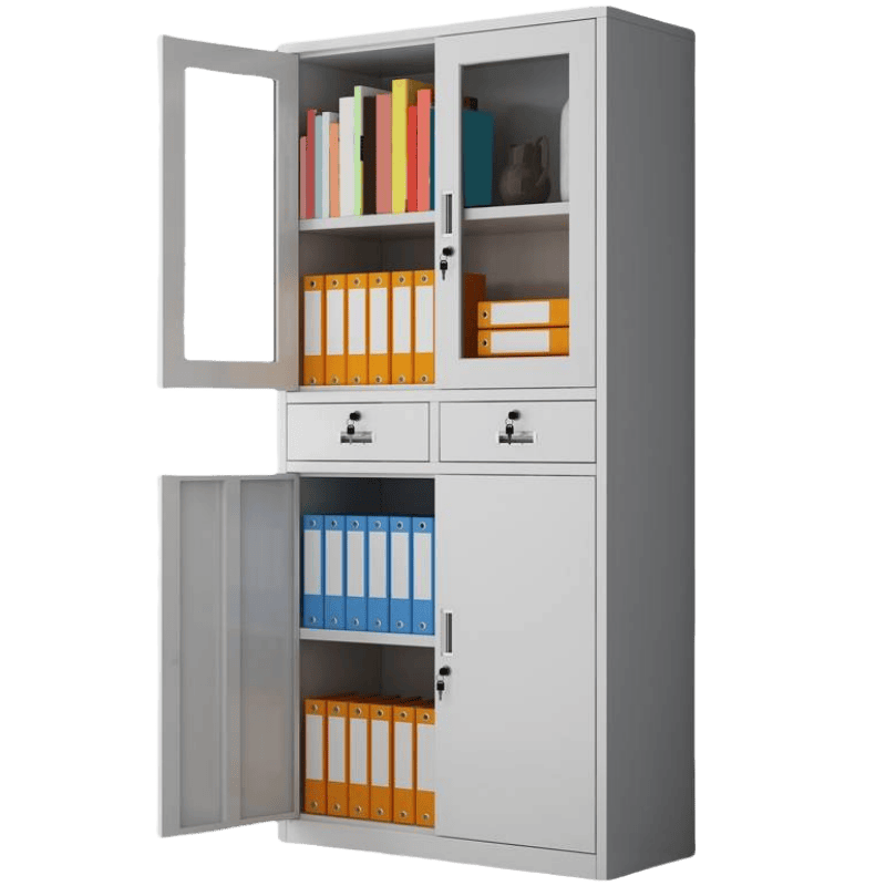 亿洛莱 中二斗文件柜 850*390*1800mm 台