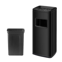 攸 黑色长方形垃圾桶 68*25*30cm 个