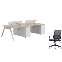 豫龙都 屏风工位四人 张