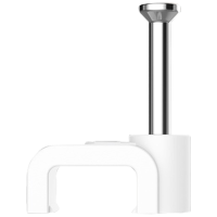 红鲸鱼 方形尼龙钢钉压线卡子 塑料线扣网线固定钉(8mm 100个)1包