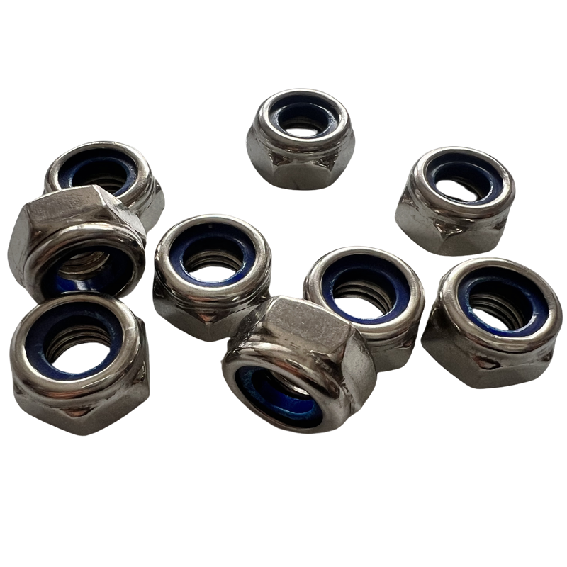 vzi 304不锈钢防松自锁螺母 M6(200个) 包