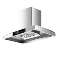 欢呼好太太2400W90立方大吸力饭店农村土灶柴火灶抽油烟机顶吸式T型不锈钢排烟机罩1.5米长双电机上门安装SYYJ01