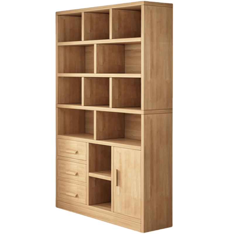 亿洛莱 三抽两门书柜 120*30*180cm 个