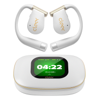 Cleer ARC5开放式AI智能体耳机蓝牙2025新款运动跑步运动版轻羽白