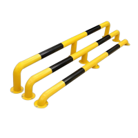 U型钢管护栏挡车防撞栏柱M型停车位挡车器U形桩防护栏道路隔离栏