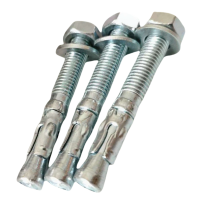 vzi 蓝白锌车修壁虎螺丝 M20×200(P2.5)20个 包