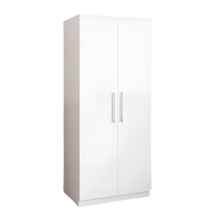 乐琪艺 衣柜 白色 60*40*180cm 台
