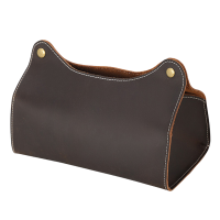 山之只 皮革纸巾盒 182*104*120mm 个