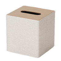山之只 方形纸巾盒 14*14*14.5cm 个
