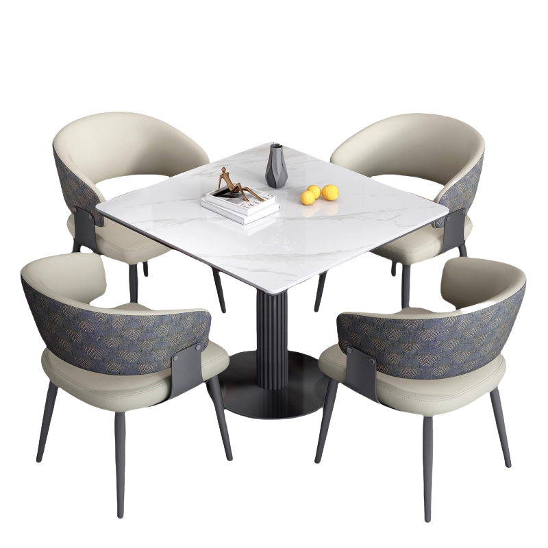 铭思达洽谈桌1桌4椅70cm套