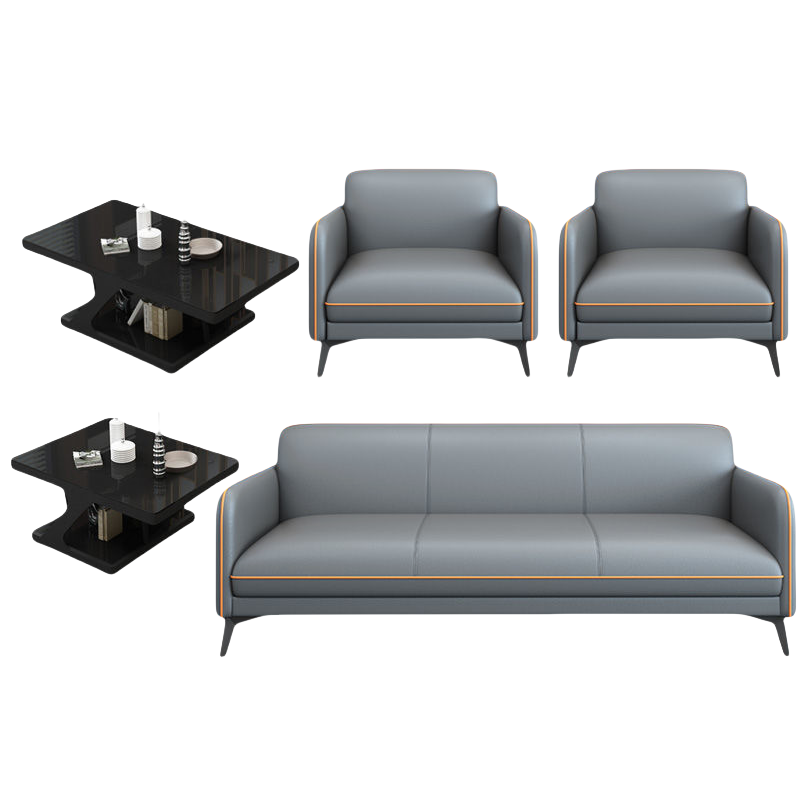 豫龙都洽谈沙发1+1+3+茶几套