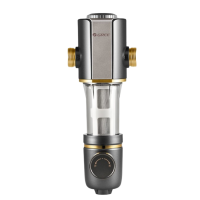 格力(GREE)净水器家用前置过滤器6.2T/H大通量40微米精滤中央滤水器终身免换芯全屋净水WTE-QZBW04S