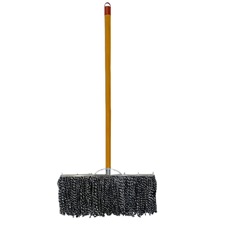 洁能尚 JNS-T12 铁头60cm宽 木柄棉线排拖 拖把 (计价单位:把) 蓝白色