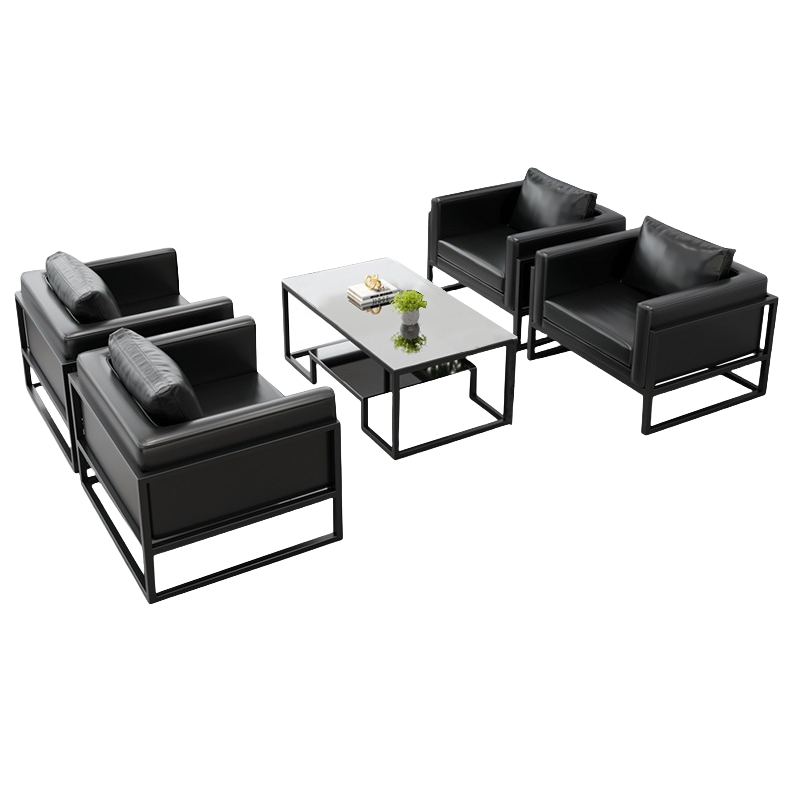 豫龙都沙发1+1+1+1+茶几套