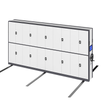 合祥源 智能款密集柜 一列五组 4650*580*2400mm QX-WJG106 组