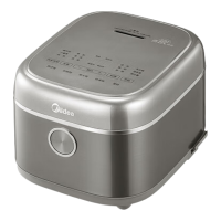 美的(Midea)电饭煲家用电饭锅微压4L大容量抗菌不粘青瓷内胆特色卤炖一键柴火饭多功能智能预约MB-4E06R