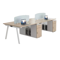 盛铁达 四人位办公桌2400*1200*1100mm STD-XXBS09 张