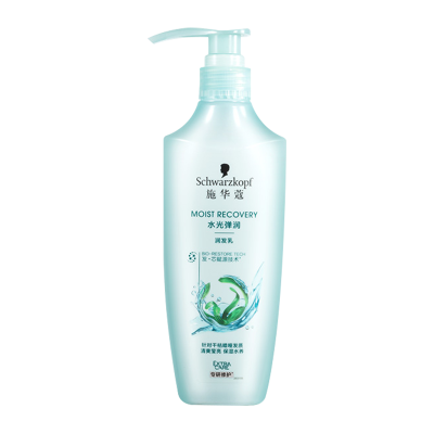 Schwarzkopf施华蔻水光弹润润发乳水润亮泽含玻尿酸持久留香改善毛躁防干燥水光赋活护发素400ml