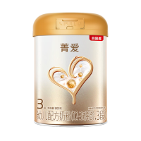 贝因美菁爱幼儿配方牛奶粉3段800克婴幼儿含DHA乳铁蛋白奶粉