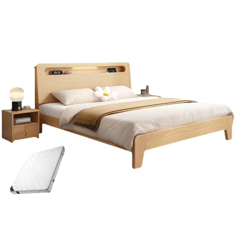 豫龙都床+床垫+床头柜 1.5m套